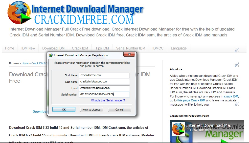 Idm New Version Free Download 2013 With Crack Serial Key Joomlayellow